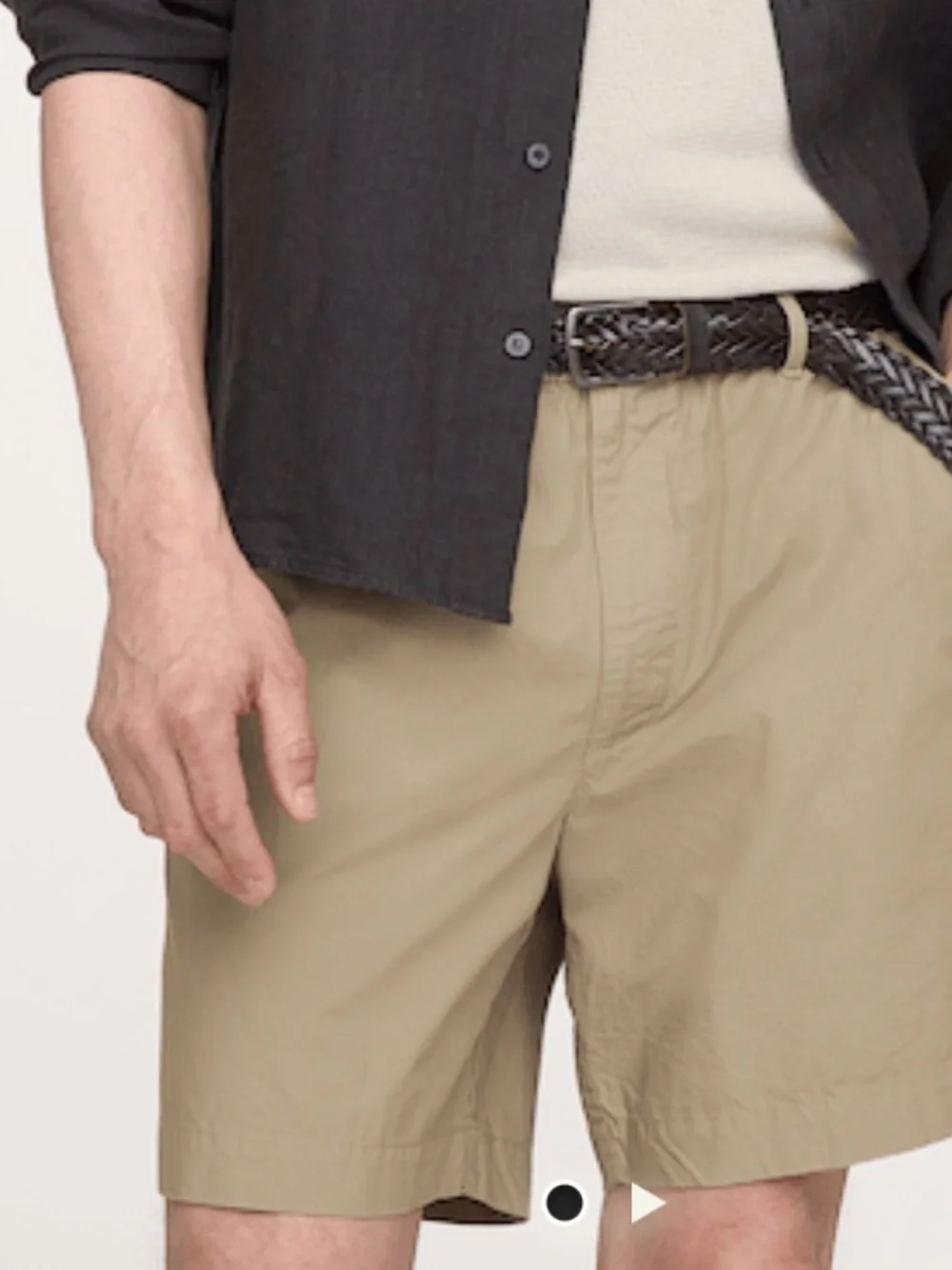 Banana Republic Aiden Core Temp Performance Shorts men's NWT Size 33 7 inches